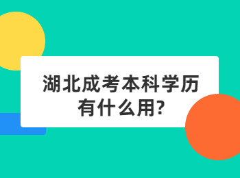 湖北成考本科学历