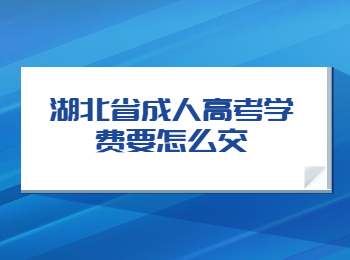 湖北省成人高考学费