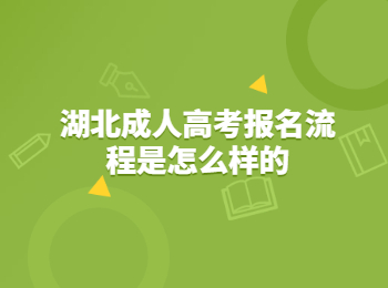 湖北成人高考报名流程