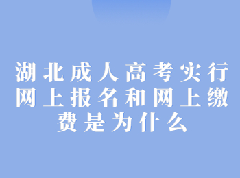 湖北成考网上报名 湖北成考网上缴费